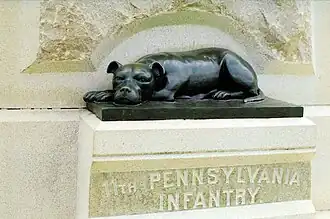 Statue de Sallie Ann Jarret, dont s'inspire l'album.