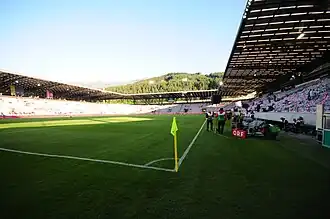 La configuration normale du stade