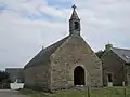 La chapelle Sainte-Brigitte : vue extérieure d'ensemble.