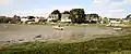 La baie de Mané Jouan à marée basse (rive droite de la ria d'Étel).