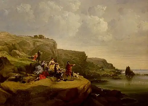 Falaise de QuiberonJules Noël Musée de la Cohue, Vannes