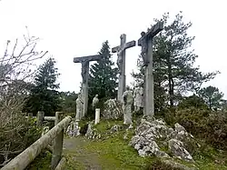 Station XII : Jésus sur la croix.