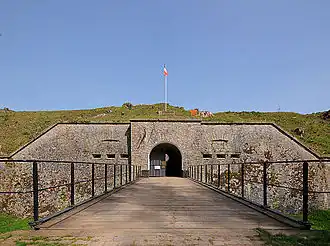 Entrée du fort du Parmont.