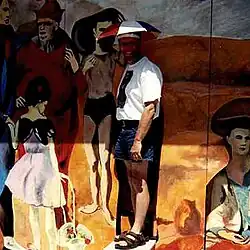 Intégration dans l'œuvre Les saltimbanques de Pablo Picasso