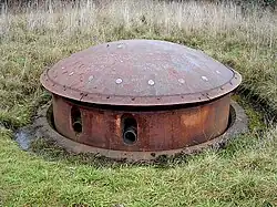 Tourelle de 135 mm modèle 1932 (bloc 6 de l'ouvrage de Rochonvillers).