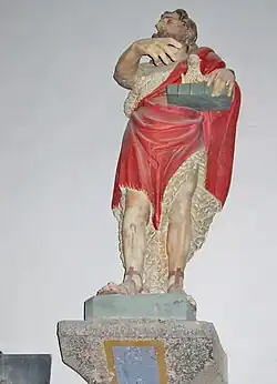 Statue de saint Jean-Baptiste.