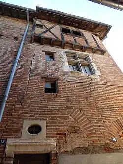 La façade de la maison