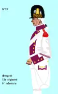 13e régiment d’infanterie de ligne de 1792 à 1794