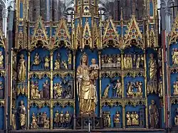Le retable Notre-Dame de l'Étoile du maître-autel.