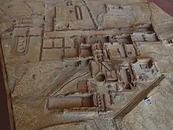 Maquette de l'édifice principal.