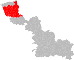 La quatorzième circonscription en 1986.