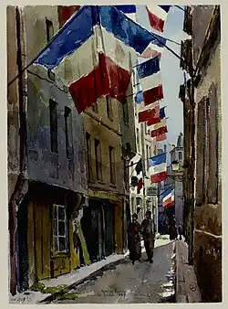 Le 14 juillet 1887 (dessin de Henry Nocq).