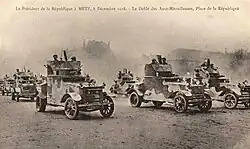 14e GAMAC défile à Metz (8 décembre 1918).