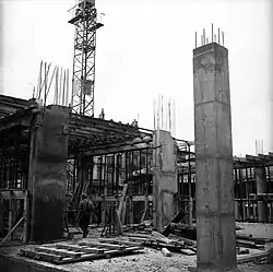 Construction du parking, 15 octobre 1965
