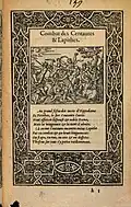 Estampe du combat entre les Centaures et les Lapithes, Bernard Salomon, 1564, Académie de Lyon, Bibliothèque Municipale de Lyon.