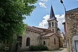 Flanc nord de l'église.