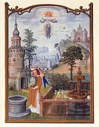 Miniature du Bréviaire Grimani attribuée à Simon Bening.