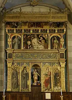 Retable du maître-autel, Mise au tombeau.