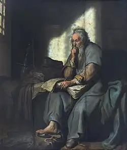 Rembrandt, Saint Paul en prison, 1627.