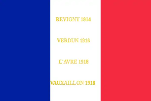 Drapeau du 165e régiment d'infanterie