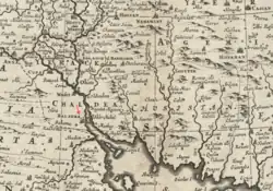Balsera (Bassora), l'Irak et le sud de la Perse, Nova Persiae Armeniae Natoliae et Arabiae par Frederik de Wit, 1680