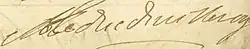Signature de François de Neufville