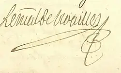 Signature de Adrien Maurice