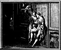 image sombre, homme adossé à une fenêtre et penché vers l'avant