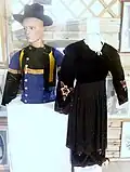 Landudal : costumes de mariés vers 1930