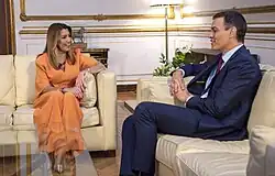 Pedro Sánchez et Susana Díaz.