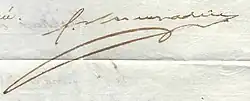 signature de François Bernard de Chauvelin