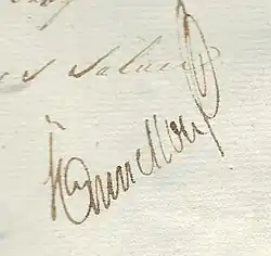 signature de Joseph Jeannesson