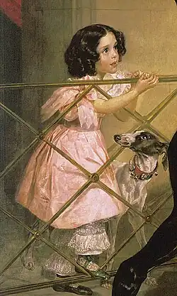 La petite fille au lévrier