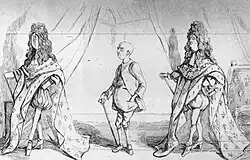 Le prétendu Roi-Soleil tel que Thackeray le voit et le représente