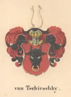 1847-Blason famille von Tschirschky par Leonhard Dorst&nbsp;(de)