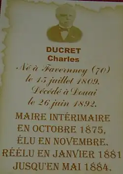 Charles Ducret (1875-1878 et 1884-1886).