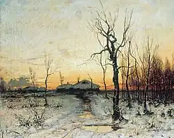 Hiver. 1876. Musée des Beaux-Arts d'Oulianovsk