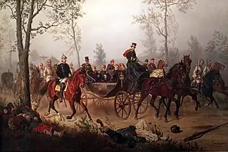 Napoléon III et Bismarck à Sedan