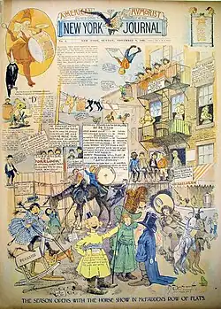 planche de la bande-dessinée The Yellow Kid