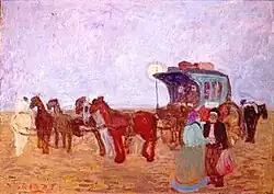 Recogiendo un pasajero (Collecte des passagers)