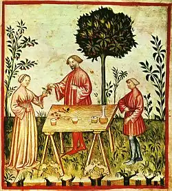 Tacuinum Sanitatis, XIVe&nbsp;siècle.