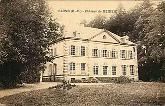 Le château de Beireix à Blond.