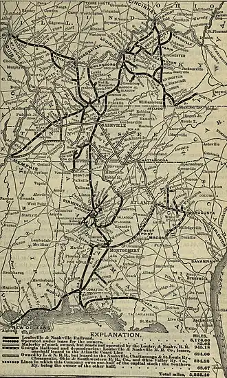 illustration de Louisville and Nashville Railroad