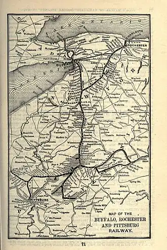 Image illustrative de l’article Buffalo, Rochester and Pittsburgh Railway