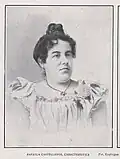 L'actrice Rafaela Castellanos (photographie publiée dans la revue El Teatro, septembre 1904).