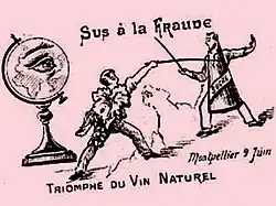 Le vin naturel triomphe du sucre, symbole de la fraude.