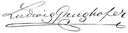 signature de Ludwig Ganghofer