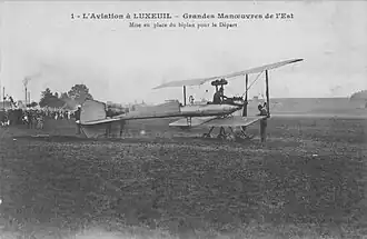 Mise en place pour le départ.