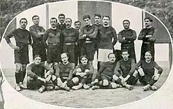1912, l'équipe première championne de France.