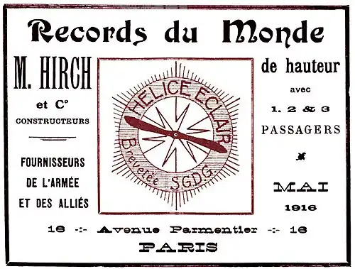 1917 Hélice Éclair